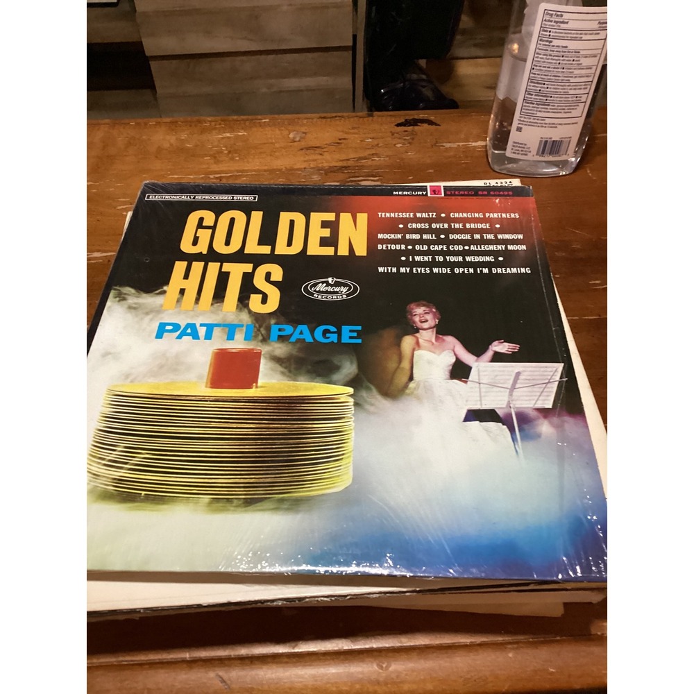 Mercury Patti Page 12" Golden Hits Vinyl LP Record SR 60495 Tennessee Waltz Pop